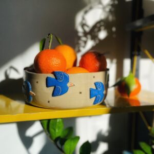 Saladier Bird  - Bleu