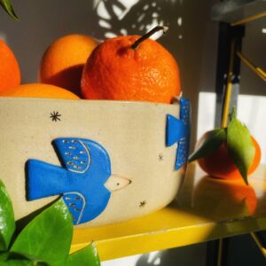 Saladier Bird  - Bleu