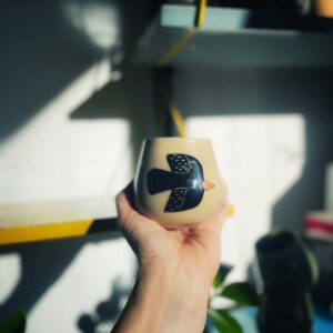 Tasse Bird  - Noire