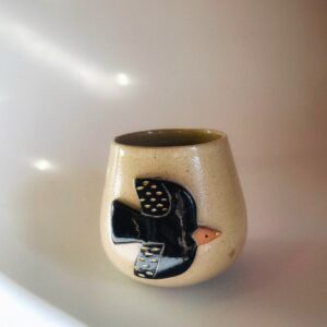 Tasse Bird  - Noire