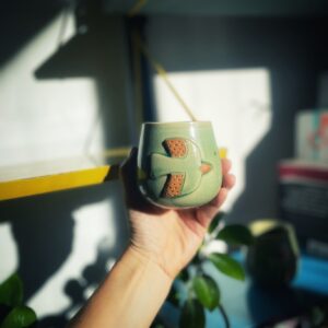 Tasse Bird  - Vert d'eau