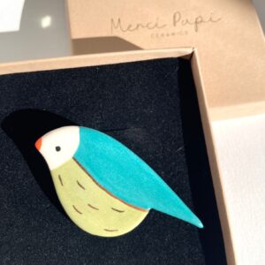 Broche TANGO rehaussée d'or