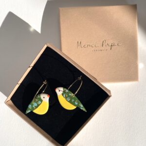 Boucles d'oreilles Java + or