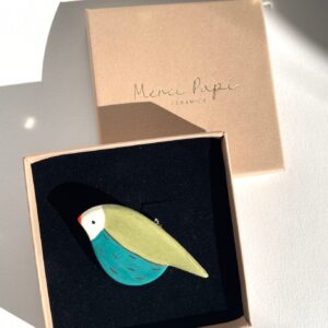 Broche MAMBO rehaussée d'or