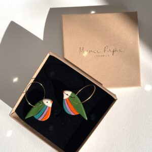 Boucles d'oreilles Rumba + or